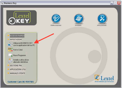Installazione drivers LextelKey